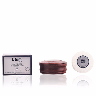 Lea Classic partasaippua puukulhossa 100 ml