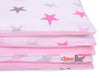 Pussilakanasetti Vauvalle - 120X90cm - Pink /Pink