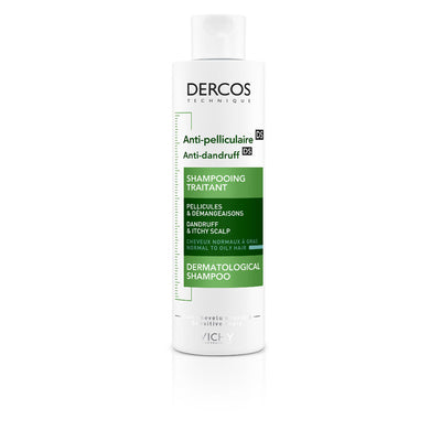 Dercos anti-pelliculaire rasvaisille hiuksille hoitoaineshampoo 200 ml
