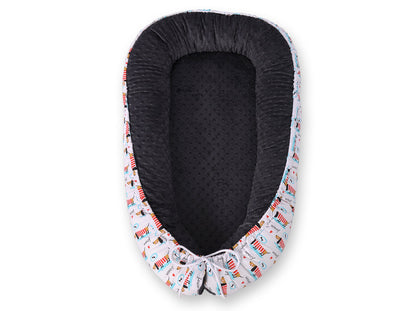 Kaksipuolinen Premium Minky Unipesä - doggies