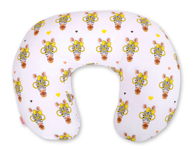 Monikäyttöinen imetystyyny - irrotettava päällinen - yellow zebras
