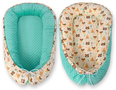 Kaksipuolinen Premium Minky Unipesä - teepee