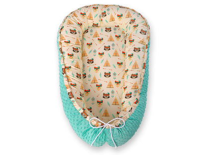 Kaksipuolinen Premium Minky Unipesä - teepee