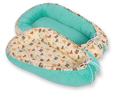 Kaksipuolinen Premium Minky Unipesä - teepee