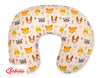 Monikäyttöinen imetystyyny - irrotettava päällinen - cream animals