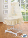 My Sweet Baby - Päällissetti 4 osaa Moses Basket-/wicker-kehtoon no. 99690e-810 ja 79690e-810