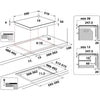 Whirlpool Induktioliesi 59 cm, 7200 W, Musta