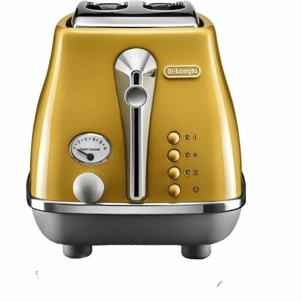 DeLonghi Icona Capitals Leivänpaahdin 900W, Keltainen - Vuodevaatteet.fi