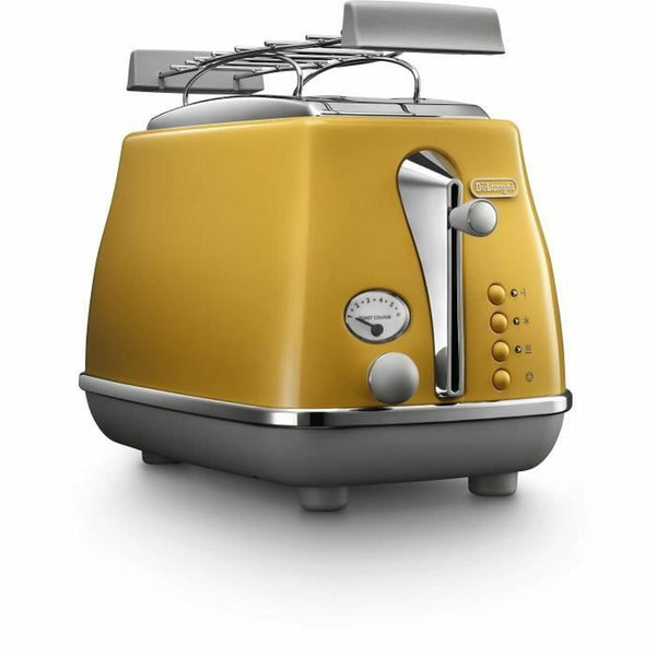 DeLonghi Icona Capitals Leivänpaahdin 900W, Keltainen - Vuodevaatteet.fi