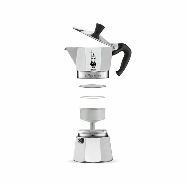 Bialetti Moka Hopeinen Mokkapannu 60 ml