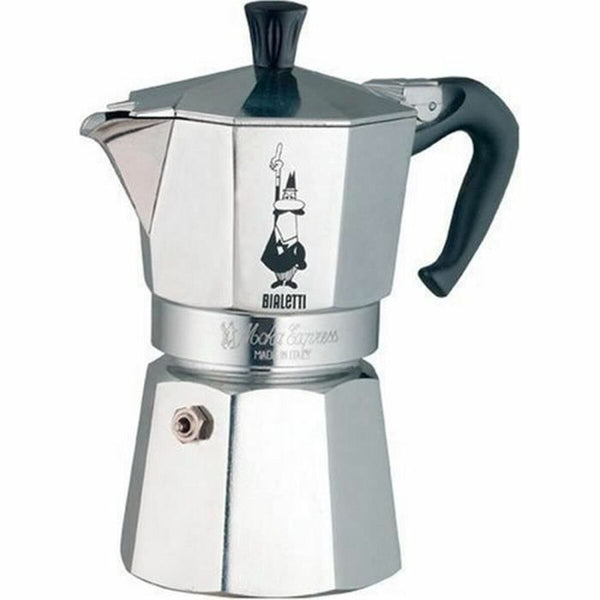 Bialetti Moka Express 4 Kupin Kahvinkeitin, Alumiini