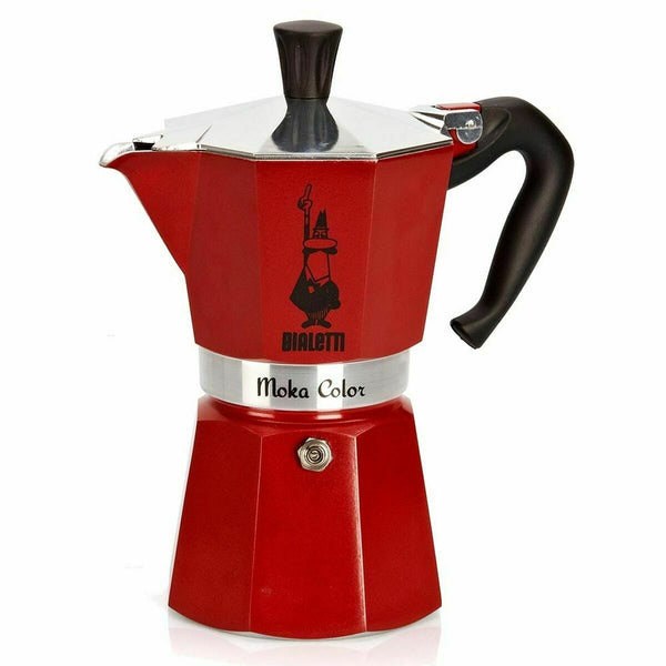 Bialetti Moka Red mokkapannu, 6 kupillista