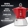 Bialetti Punainen Mokkapannu Induktiolle