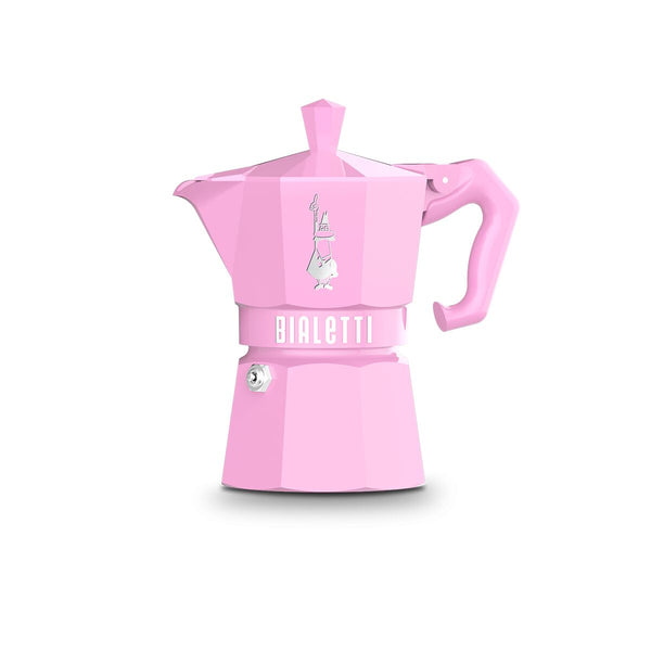 Bialetti Moka Exclusive Italialainen Mokkapannu 3 Kupille, Pinkki