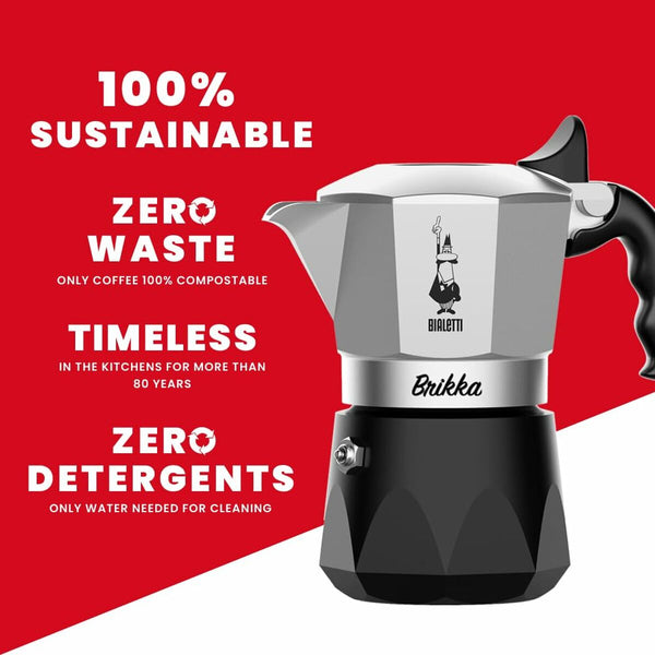 Bialetti Brikka Mokkapannu 4 kupille