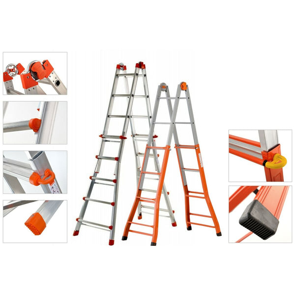 GIERRE Tikkaiden Jalat, 4 kpl, Musta