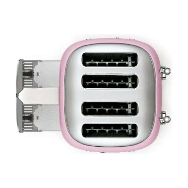 Smeg Pinkki Leivänpaahdin 4 Viipaleelle - Vuodevaatteet.fi