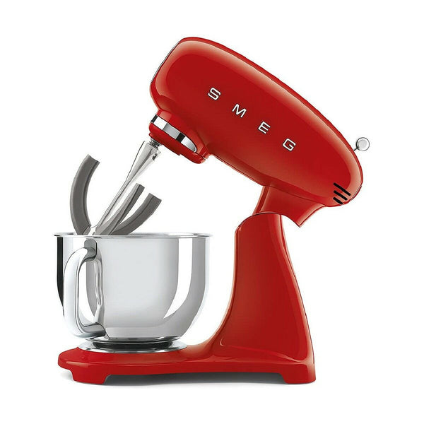 Smeg Punainen Taikinasekoitin 800 W 4,8 L - Vuodevaatteet.fi