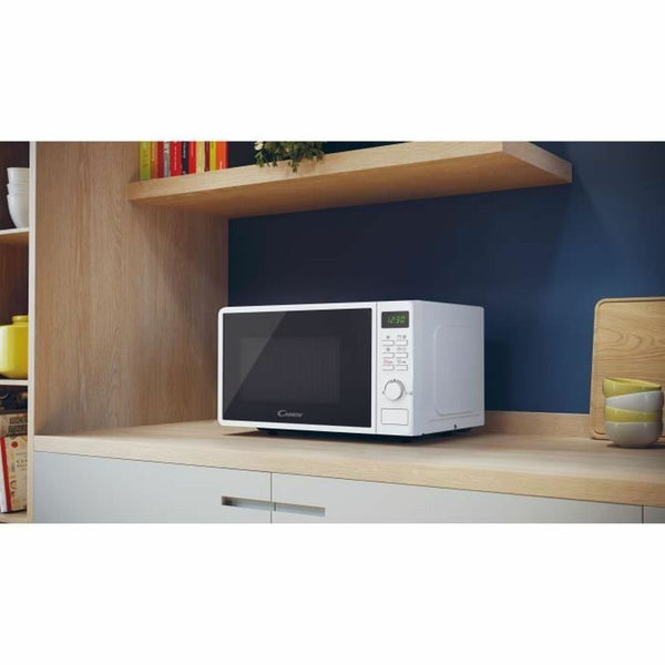 Candy Valkoinen Mikroaaltouuni 20L - Vuodevaatteet.fi