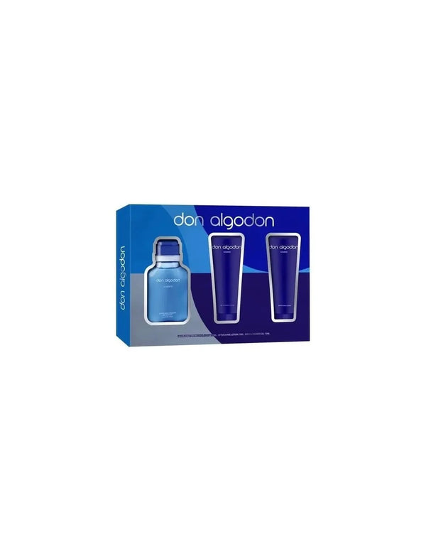 Set Tripack - Don Algodón Est D Algodon Hombre 100 Masaje 75 Gel Ducha 75ml