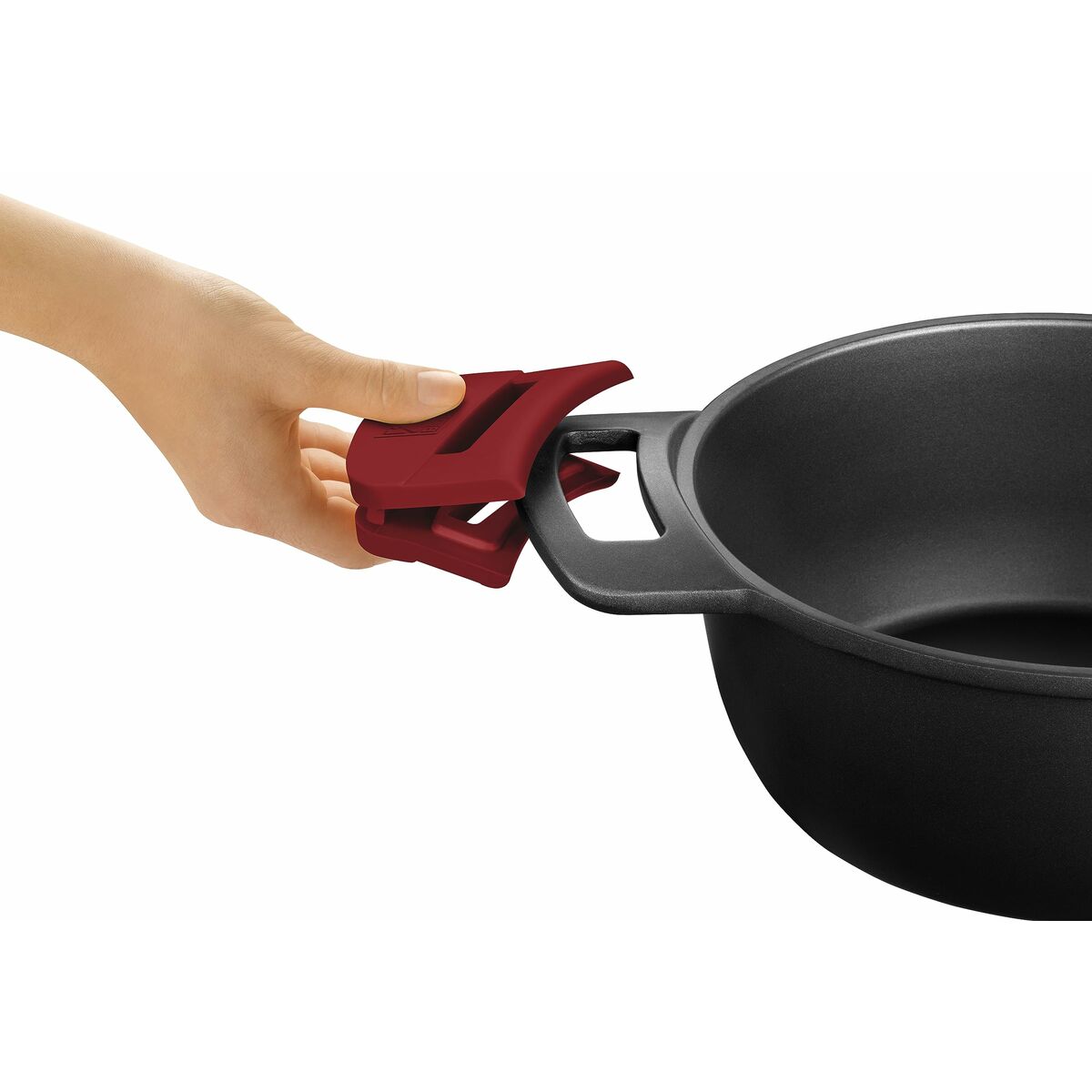 BRA Lasikannellinen Vuoka 5L Punainen