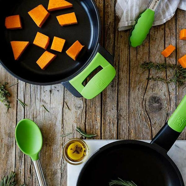 BRA keittiöpihdit ruostumaton teräs vihreä