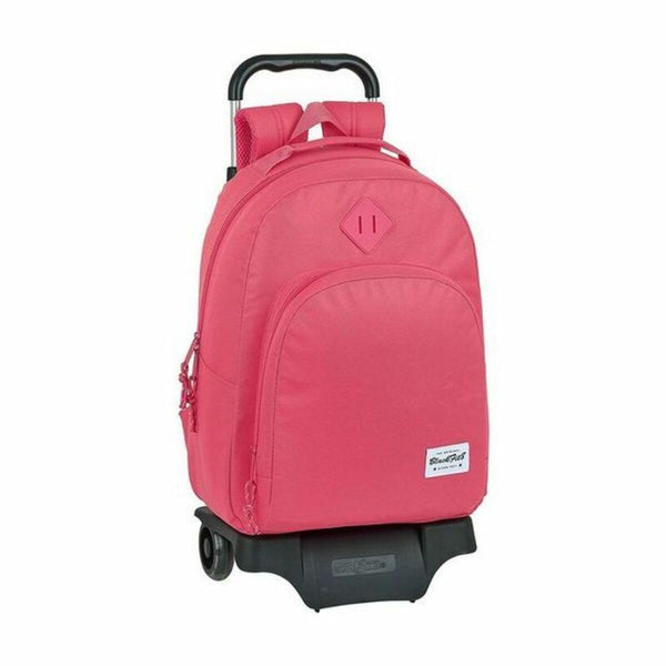 BlackFit8 Pinkki Reppu Pyörillä