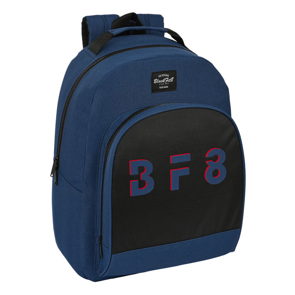 BlackFit8 Urban Koululaukku Musta ja Laivastonsininen