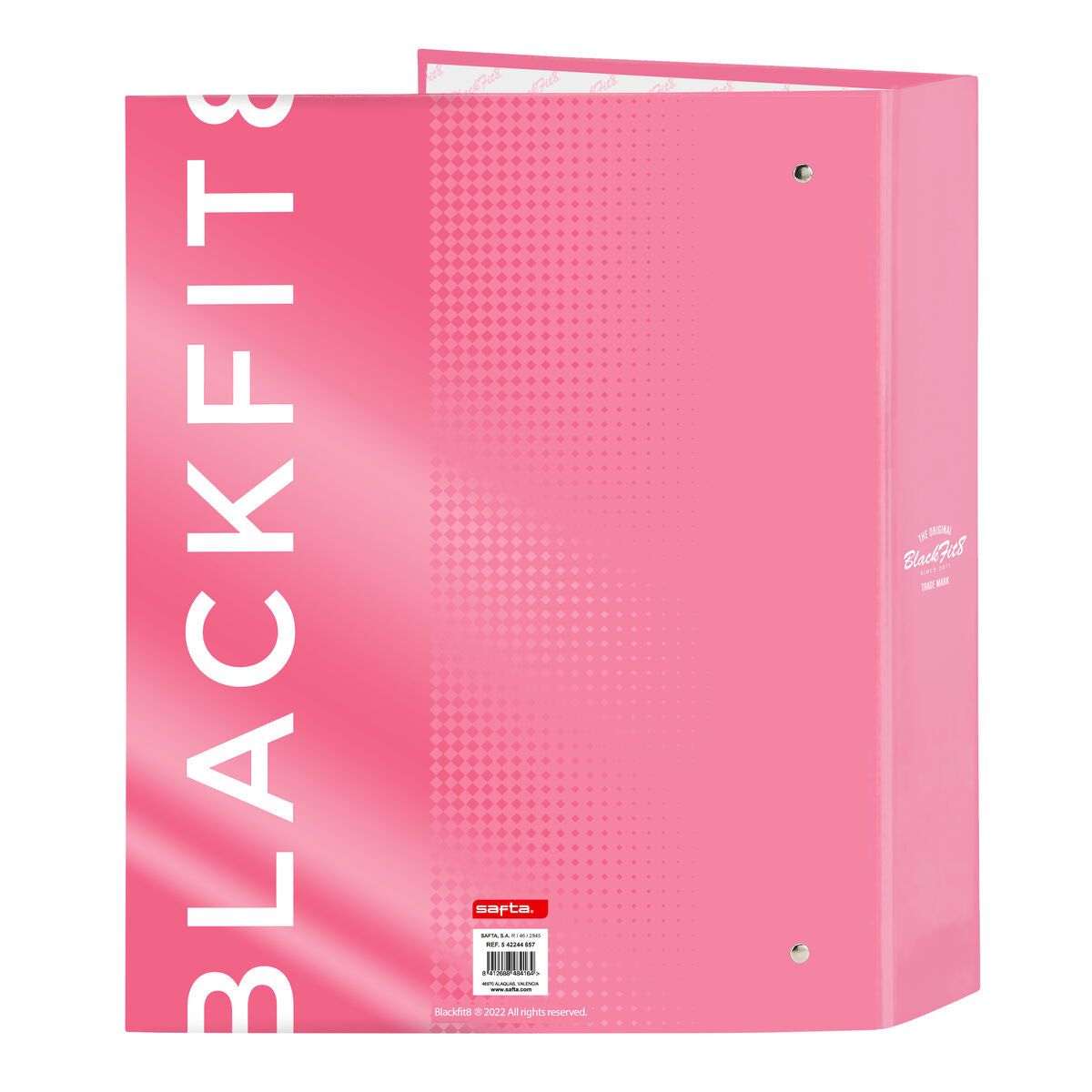 BlackFit8 Glow up Pinkki Rengaskansio A4