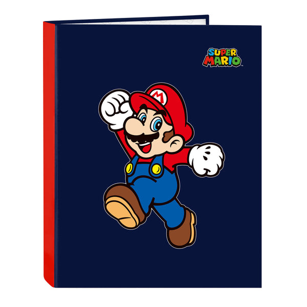 Super Mario Rengaskansio Laivastonsininen A4