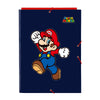 Super Mario World Laivastonsininen A4 Kansio