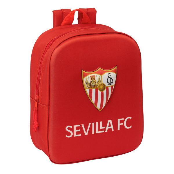 Sevilla FC Punainen Koululaukku 3D