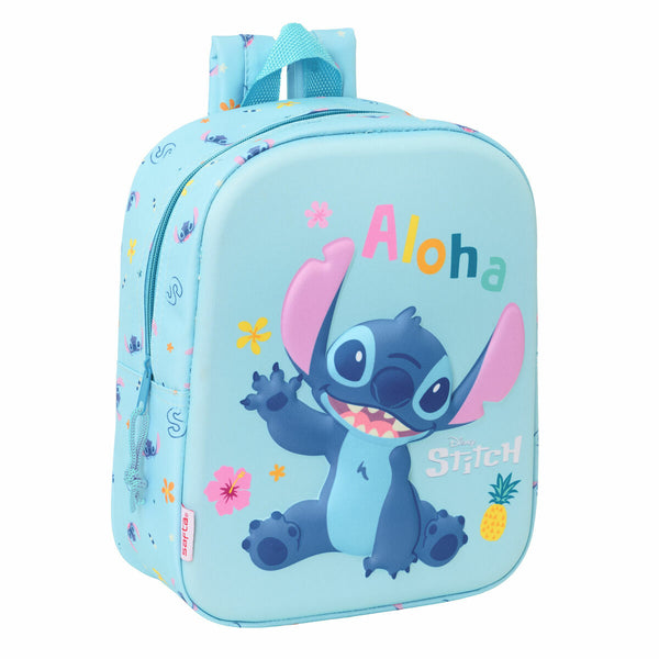 Lilo & Stitch Lasten Reppu Vaaleansininen 3D