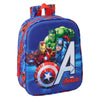 Avengers Lasten Reppu 3D Punainen ja Tummansininen