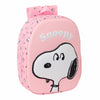 Snoopy Lasten Reppu Pinkki 3D