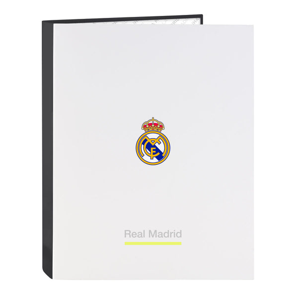 Real Madrid Valkoinen Rengaskansio A4