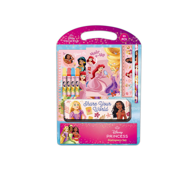 Disney Princess kirjoitussetti lapsille