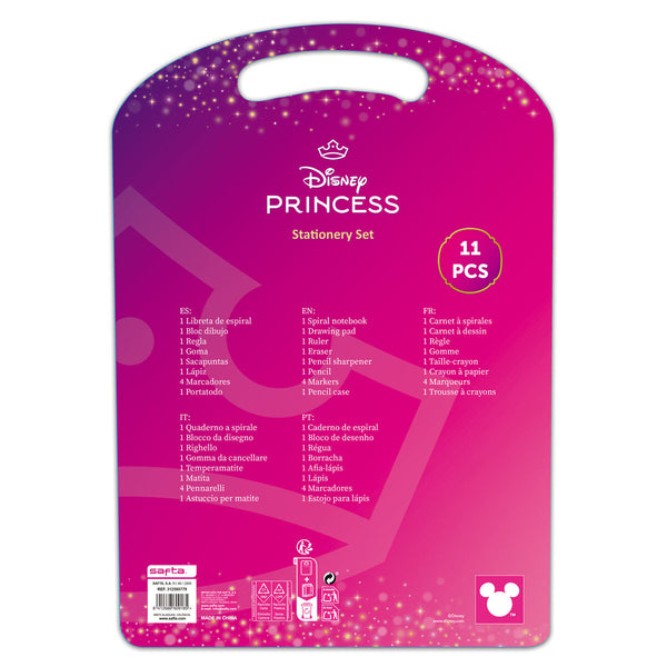 Disney Princess kirjoitussetti lapsille