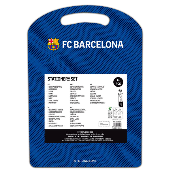 F.C. Barcelona kynäteline sininen-punaruskea
