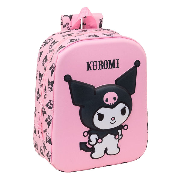 Kuromi Koululaukku Pinkki 22x27x10 cm