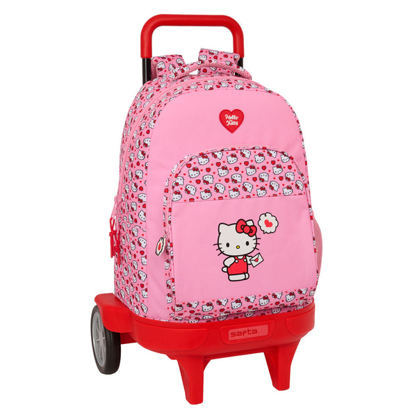 Hello Kitty Reppu Pyörillä - Vaaleanpunainen
