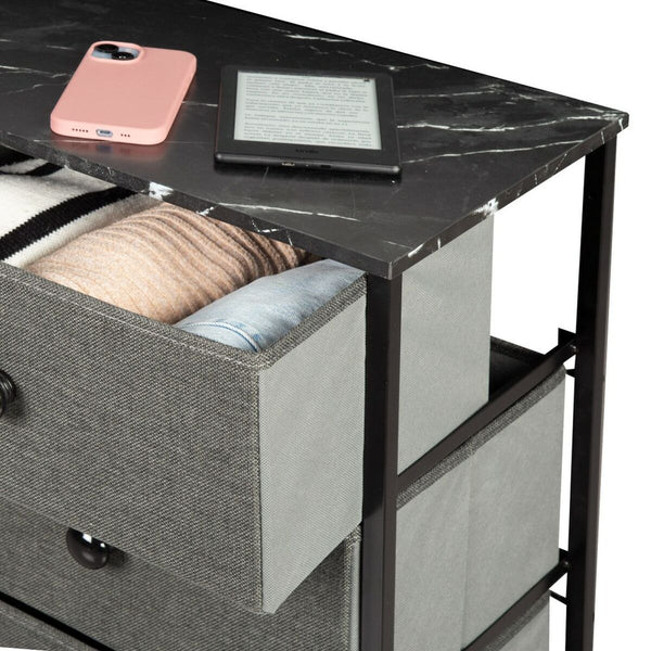 Harmaa Marmorilipasto 80 x 81 x 30 cm