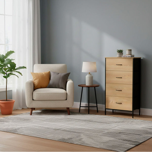 Max Home Moderni Lipasto Musta ja Ruskea