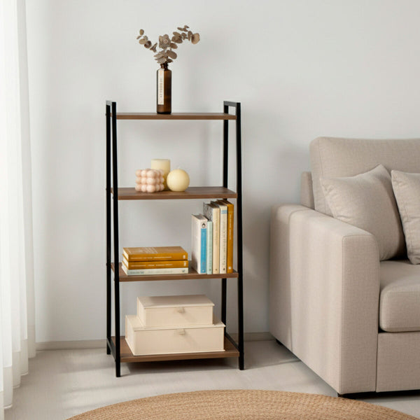 Max Home Rauta-Puu MDF Hyllyt 4-tasoinen
