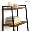 Max Home Rauta-Puu MDF Hyllyt 4-tasoinen
