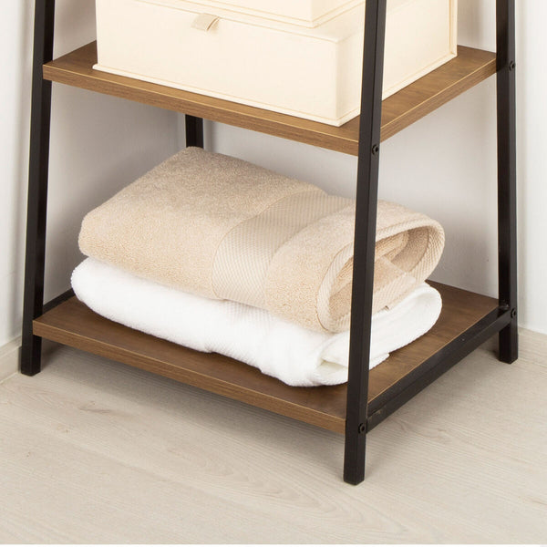 Max Home Rauta-Puu MDF Hyllyt 4-tasoinen
