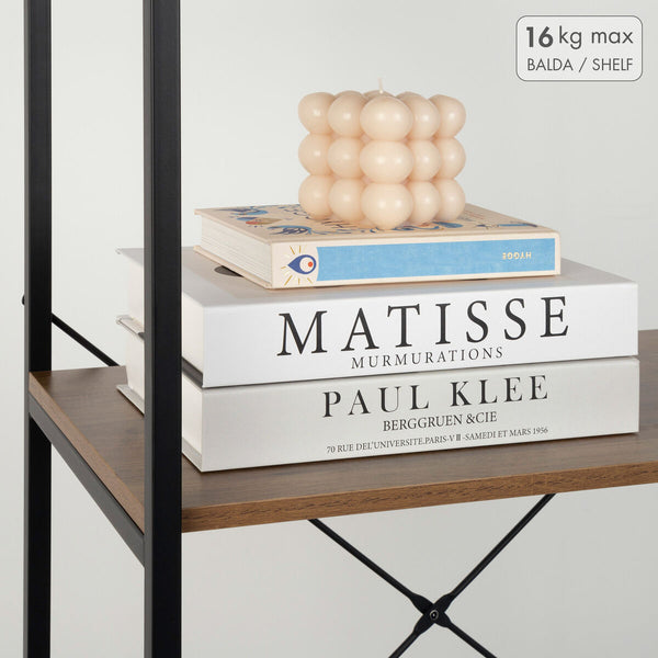 Max Home Rauta-Puu Hyllykkö 4-tasoinen