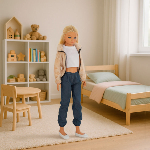 Colorbaby Nukke 105 cm Lisätarvikkeilla