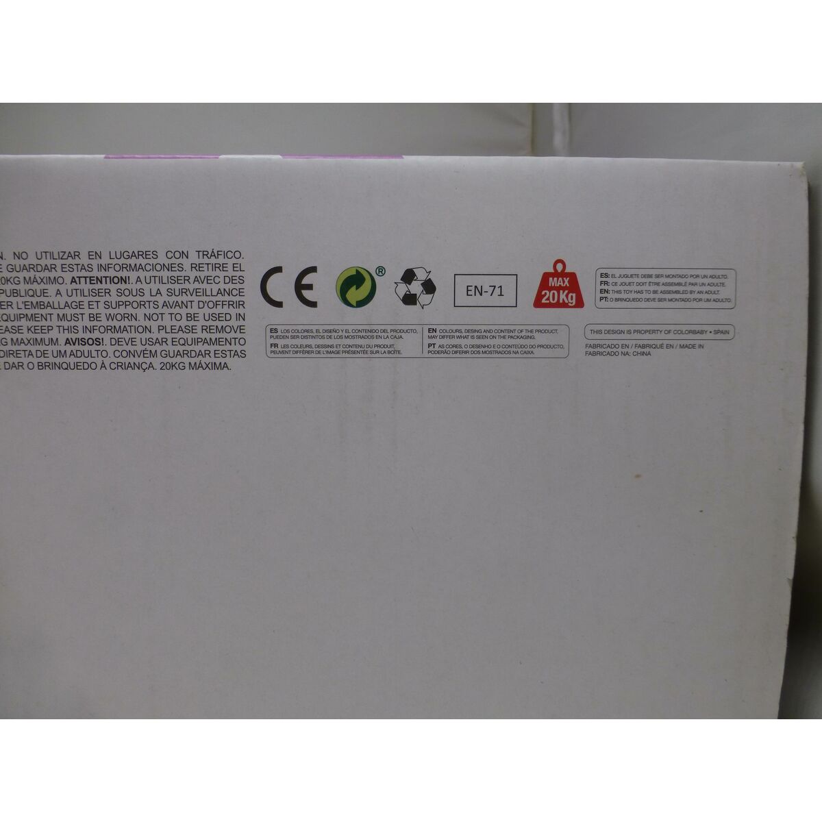 Colorbaby Potkulauta Lapsille Fuksia