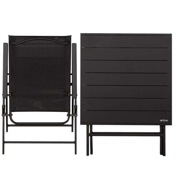 Aktive pöytäsetti kahdella tuolilla terassille